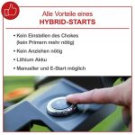 Rasenmäher MS225-53E Scheppach – E-Start | Radantrieb | 7PS | 53cm Schnittbreite | 65 Liter Fangkorb – Bild 3