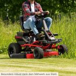 Akku-Aufsitzrasenmäher MR760-E Scheppach – 76cm Schnittbreite | 48V 50Ah | mit LED Licht & Tempomat-Neu – Bild 12