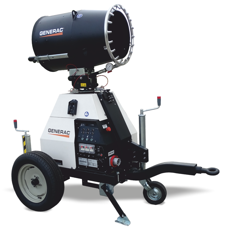 DF4500.png GENERAC Dust Fighter DF 4500 elektrischbetriebenes Staubbindesystem – Bild 1
