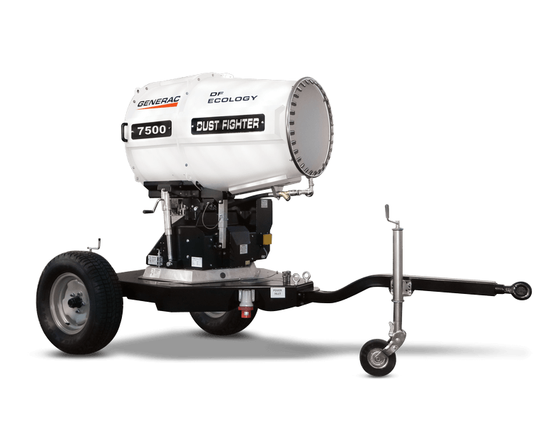 DF7500-fronte-lato-destro-e1495806626400_1.png GENERAC Dust Fighter DF 7500 elektrischbetriebenes Staubbindesystem – Bild 1