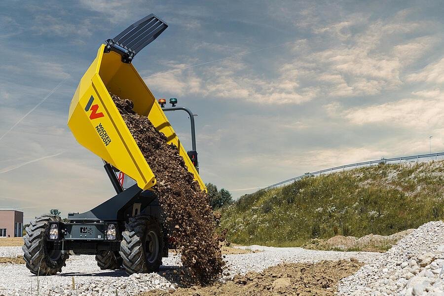 DW40-1.jpg Wacker Neuson Raddumper DW40-2 mit Drehkippmulde 4.000kg Zuladung – Bild 1