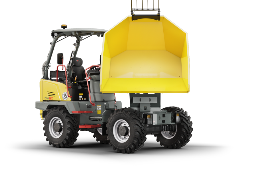 DW50-2_e08ab236-331b-46a8-9a64-31138d824c87.png Wacker Neuson Raddumper DW50-2 mit Drehkippmulde 5.000kg Zuladung – Bild 1
