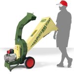 NEGRI Biohäcksler R95-Elektro-Häcksler mit Transporträder