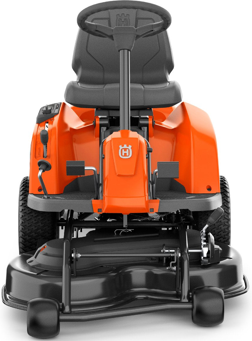 Husqvarna Akku-Frontmäher R 112iC mit Mähdeck Combi 85, Akku und Ladegerät – Bild 3