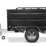 TPV Kofferanhänger 1300kg KT-EB3 Offroad Plus Bordwanderhöhung Geschlossen Gebremst Schwarz