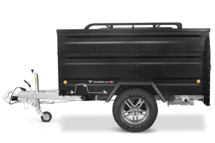 TPV Kofferanhänger 1300kg KT-EB3 Offroad Plus Bordwanderhöhung Geschlossen Gebremst Anthrazit