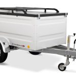 TPV Kofferanhänger 1300kg KT-EB3 Geschlossen Gebremst Alu-Zink