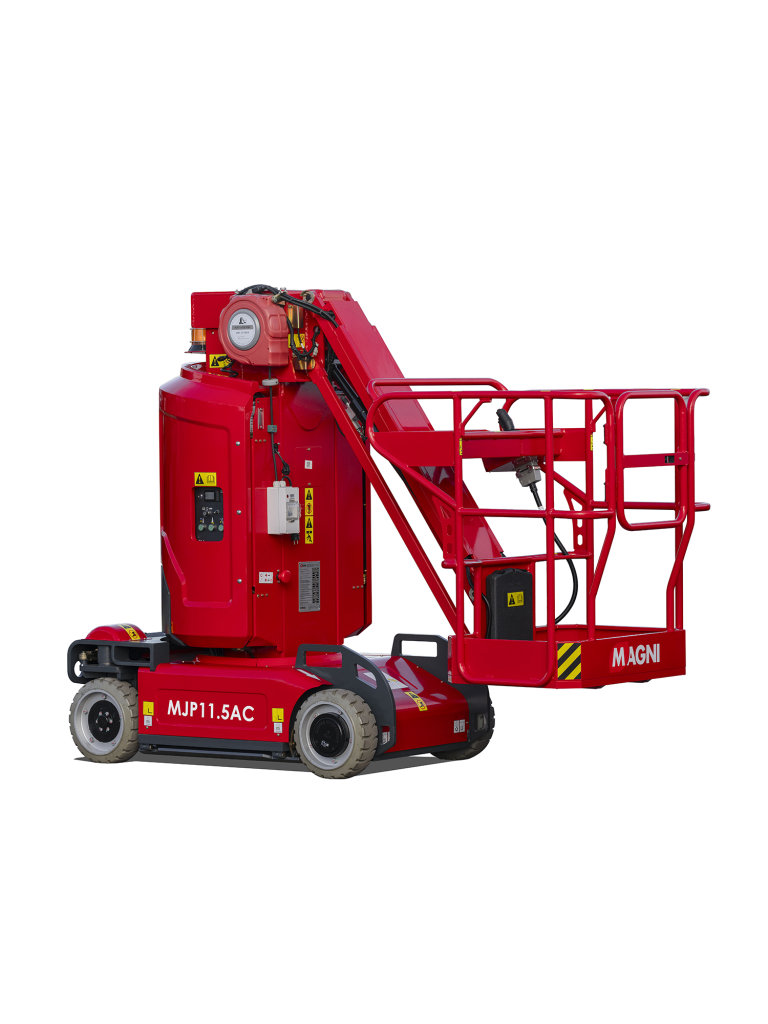 MJP11.5AC-chiuso-768x1024-1.png MAGNI MJP11.5 Vertikal-Mast-Arbeitsbühne 11,20 mtr. | VORFÜHRGERÄT – Bild 1