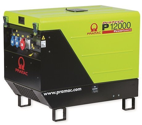P12000_Honda_TF.jpg PRAMAC P 12000 THB AVR benzinbetriebener Stromerzeuger 230-400 V | 13,9 kVA (E-Starter) – Bild 1