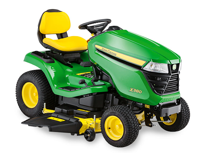 Rasentraktor-benzin-john-deere-seitenauswurf-X380.jpg JOHN DEERE Rasentraktor X380 - Image 1