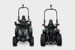 Solis Kompakttraktor 26 HST Panther Sondermodell in Schwarz Grundmaschine ohne Bereifung – Bild 4