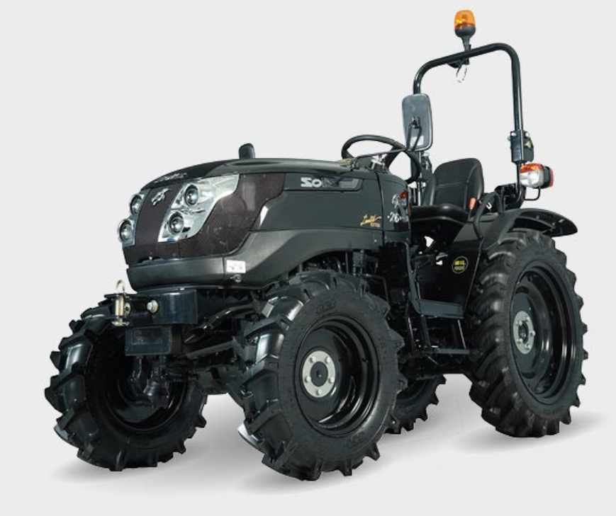 Solis_26_Panther_in_Schwarz_mit_Seitenschaltun.png Solis Kompakttraktor 26 Panther in Schwarz mit Seitenschaltung Grundmaschine ohne Bereifung – Bild 1
