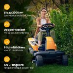Stiga Akku-Aufsitzmäher Swift 372e mit 4 x 5 Ah Akkus und 1 x Ladegerät – Bild 5