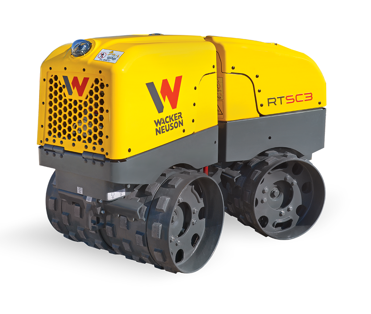 Walze-1_34158c81-cf0b-4f1f-835b-9dd8fe6a8df9.png WACKER NEUSON RTLx-SC3 – Grabenwalze mit Fernsteuerung und Knicklenkung – Bild 1