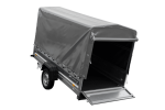 Anhänger 264×125 UNITRAILER FORCE 264 KIPP ungebremst mit H-1100 Rahmen und grauer Plane-Neu – Bild 13