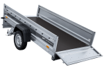 Anhänger 264×125 UNITRAILER FORCE 264 KIPP ungebremst mit H-1100 Rahmen und grauer Plane-Neu – Bild 15