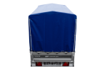 Anhänger 264×125 UNITRAILER FORCE 264 KIPP ungebremst mit H-1100 Spriegel und blauer Hochplane-Neu – Bild 7