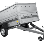 Autotransportanhänger 230×125 UNITRAILER FORCE 230 KIPP mit BIS-Seitenwänden und Aluminiumabdeckung-Neu