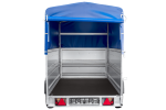 Autotransportanhänger 264×125 UNITRAILER FORCE 264 KIPP mit BIS-Seitenwänden, H-800-Rahmen und blauer Plane-Neu – Bild 8
