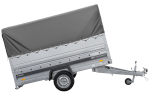 Autotransportanhänger 264×125 UNITRAILER FORCE 264 KIPP mit BIS-Seitenwänden, H-800-Rahmen und grauer Plane-Neu – Bild 6