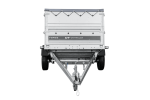Autotransportanhänger auf Federn 230×125 UNITRAILER FORCE 230/R KIPP mit BIS-Seitenwänden, H-0-Rahmen und grauer Plane-Neu – Bild 8