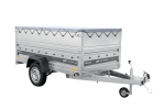 Autotransportanhänger auf Federn 230×125 UNITRAILER FORCE 230/R KIPP mit BIS-Seitenwänden, H-0-Rahmen und grauer Plane-Neu – Bild 9
