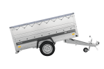 Autotransportanhänger auf Federn 230×125 UNITRAILER FORCE 230/R KIPP mit BIS-Seitenwänden, H-0-Rahmen und grauer Plane-Neu – Bild 11