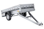 Leichter Anhänger auf Blattfedern 264×125 UNITRAILER FORCE 264/R KIPP mit BIS-Seitenwänden, H-800-Rahmen und grauer Plane-Neu – Bild 22