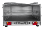 Autotransportanhänger auf Federn 264×150 UNITRAILER GARDEN 265/R KIPP mit BIS-Seitenwänden, H-0-Rahmen und grauer Plane-Neu – Bild 6