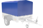 Kipp Anhänger Garden Trailer 200 KIPP mit Laubgitteraufsatz, Hochplane, Hochspriegel und Stützrad-Neu – Bild 20