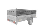 Einachsiger Anhänger auf Blattfedern 264×125 UNITRAILER FORCE 264/R KIPP mit BIS-Seitenwänden und Aluminiumabdeckung-Neu – Bild 16