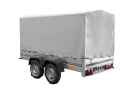 Der Anhänger Garden Trailer 264/2 KIPP MIT STÜTZRAD, H-1100-HOCHSPRIEGEL UND GRAUER PLANE-Neu – Bild 8