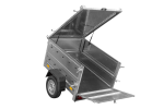 Einachsanhänger 150×106 UNITRAILER GARDEN 150 KIPP mit BIS-Seitenwänden und Aluminiumabdeckung-Neu – Bild 14