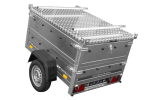 Einachsanhänger 150×106 UNITRAILER GARDEN 150 KIPP mit BIS-Seitenwänden und Aluminiumabdeckung-Neu – Bild 9