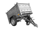 Einachsanhänger 150×106 UNITRAILER GARDEN 150 KIPP mit BIS-Seitenwänden und Aluminiumabdeckung-Neu – Bild 3