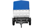 Einachsanhänger 200×125 UNITRAILER GARDEN 201 KIPP mit BIS-Seitenwänden, H-800-Rahmen und blauer Plane-Neu - Image 7