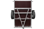 Einachsanhänger 200×125 UNITRAILER GARDEN 201 KIPP mit Gitterseitenwänden und grauer Abdeckung-Neu – Bild 12