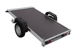 Einachsanhänger 230×125 UNITRAILER FORCE 230 KIPP mit Gitterwänden, H-0-Rahmen und grauer Plane-Neu – Bild 15