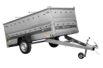 Einachsanhänger 264×125 UNITRAILER FORCE 264 KIPP mit BIS-Seitenwänden und Aluminiumabdeckung-Neu