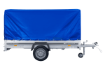 Einachsanhänger 264×150 UNITRAILER GARDEN 265 KIPP mit H-1100 Rahmen und blauer Plane-Neu – Bild 8