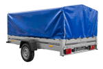Einachsanhänger 264×150 UNITRAILER GARDEN 265 KIPP mit H-800 Rahmen und blauer Plane-Neu – Bild 10