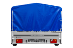 Einachsanhänger 264×150 UNITRAILER GARDEN 265 KIPP mit H-800 Rahmen und blauer Plane-Neu – Bild 3