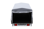 Einachsanhänger auf Blattfedern 200×125 UNITRAILER GARDEN 201/R KIPP mit H-800-Rahmen und grauer Plane-Neu – Bild 7