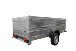 Einachsanhänger auf Federn 264×125 UNITRAILER GARDEN 264/R KIPP mit BIS-Seiten, H-0-Rahmen und grauer Plane-Neu – Bild 6