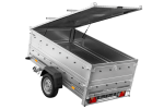 Einachsiger Anhänger 230×125 UNITRAILER GARDEN 230 KIPP mit Bordwandaufsatz und Aludeckel-Neu – Bild 6