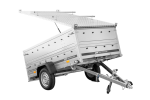 Einachsiger Anhänger 230×125 UNITRAILER GARDEN 230 KIPP mit Bordwandaufsatz und Aludeckel-Neu – Bild 2