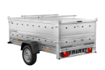 Einachsiger Anhänger 230×125 UNITRAILER GARDEN 230 KIPP mit Bordwandaufsatz und Aludeckel-Neu – Bild 4