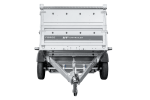 Einachsiger Anhänger auf Blattfedern 230×125 UNITRAILER FORCE 230/R KIPP mit BIS-Seitenwänden und Aluminiumabdeckung-Neu – Bild 5