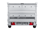 Einachsiger Anhänger auf Blattfedern 264×125 UNITRAILER FORCE 264/R KIPP mit BIS-Seitenwänden und Aluminiumabdeckung-Neu – Bild 3