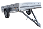 Einachsanhänger 264×150 UNITRAILER GARDEN 265 KIPP mit H-800 Rahmen und blauer Plane-Neu – Bild 22